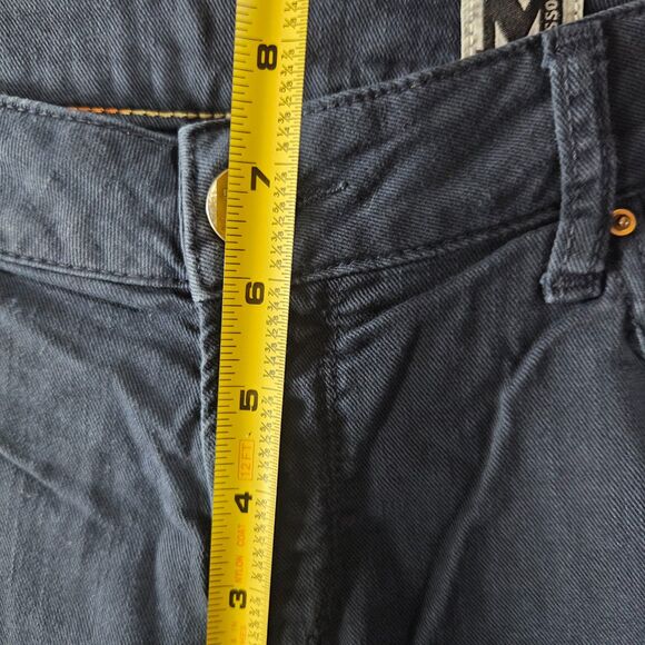 Missoni 31x32 Men's Jeans Rainbow Patch Navy Slim Leg Low Rise Made in Italy - Picture 10 of 13